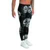 Skull Gothic Witch Men's Leggings-grizzshop