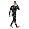 Skull Gothic Witch Men's Pajamas-grizzshop