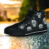 Skull Gothic Witch Women's High Top Shoes-grizzshop