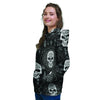 Skull Gothic Witch Women's Hoodie-grizzshop