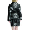 Skull Gothic Witch Women's Robe-grizzshop