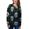 Skull Gothic Witch Women's Sweatshirt-grizzshop