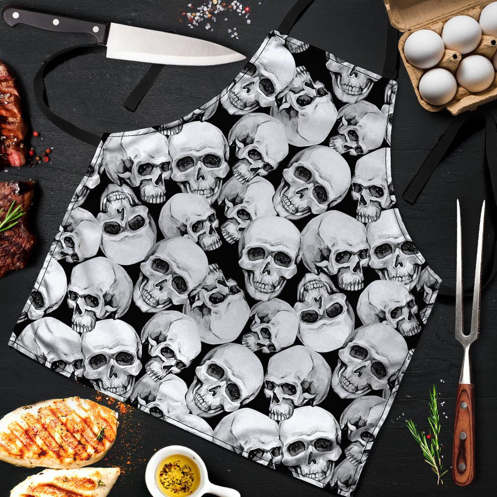 Skull Men's Apron-grizzshop