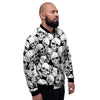 Skull Men's Bomber Jacket-grizzshop