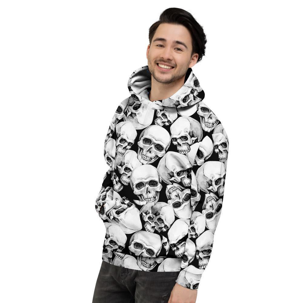 Skull Men's Hoodie-grizzshop