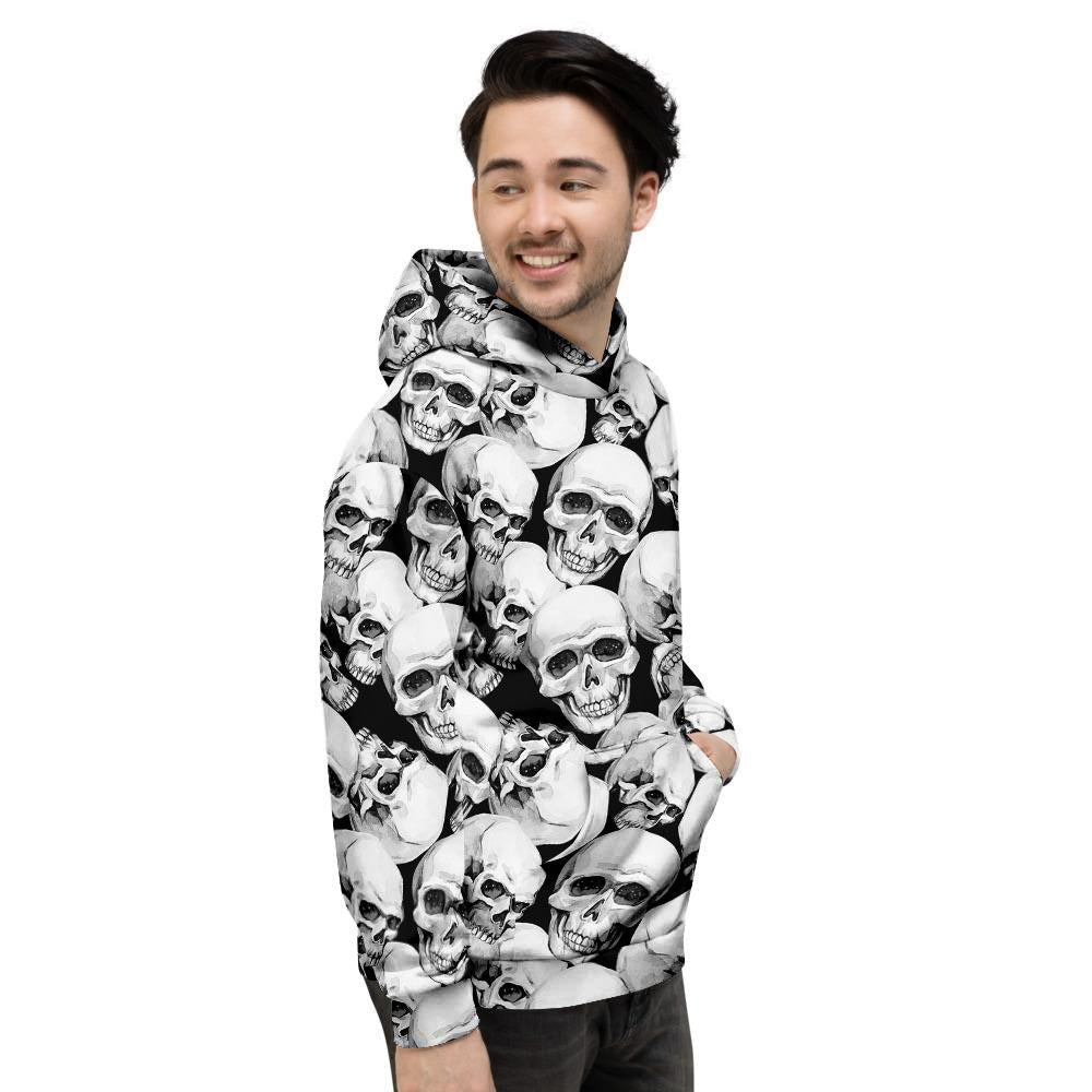 Skull Men's Hoodie-grizzshop