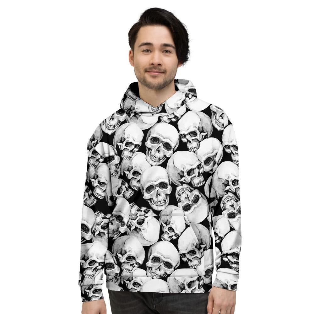 Skull Men's Hoodie-grizzshop