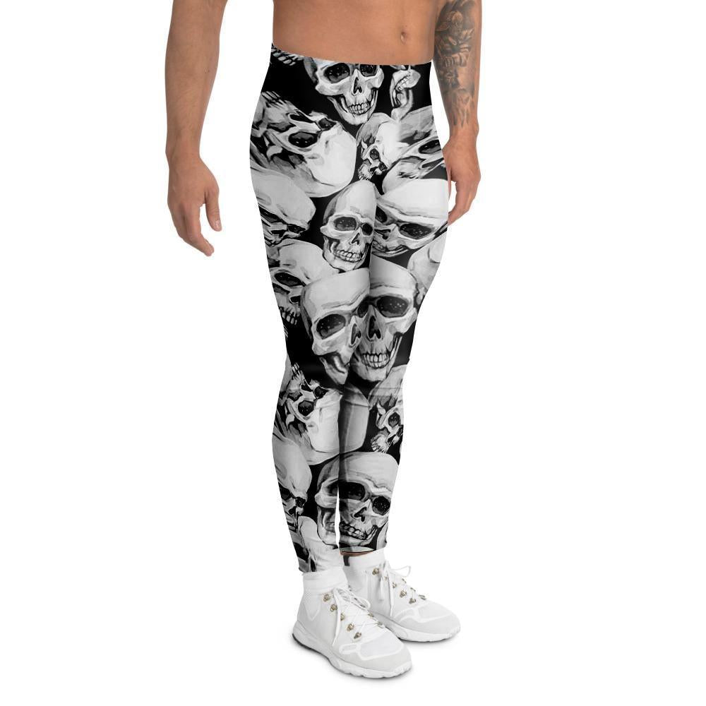 Skull Men's Leggings-grizzshop