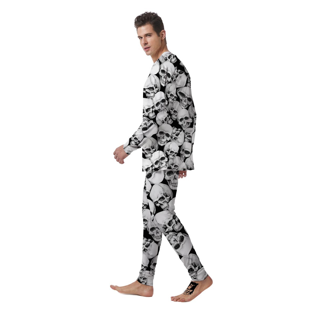 Skull Men's Pajamas-grizzshop