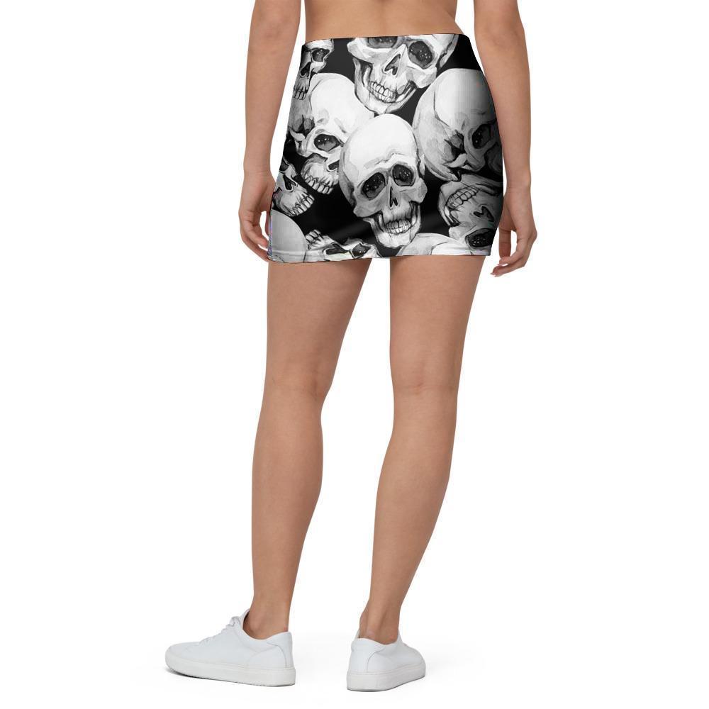 Skull Mini Skirt-grizzshop