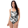 Skull One Piece Swimsuite-grizzshop