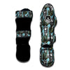 Skull Pineapple Tropical Print Pattern Muay Thai Shin Guards-grizzshop