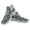 Skull Pineapple Tropical Print Pattern White Athletic Shoes-grizzshop