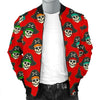 Skull Pirate Print Pattern Men's Bomber Jacket-grizzshop