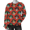 Skull Pirate Print Pattern Women's Sweatshirt-grizzshop