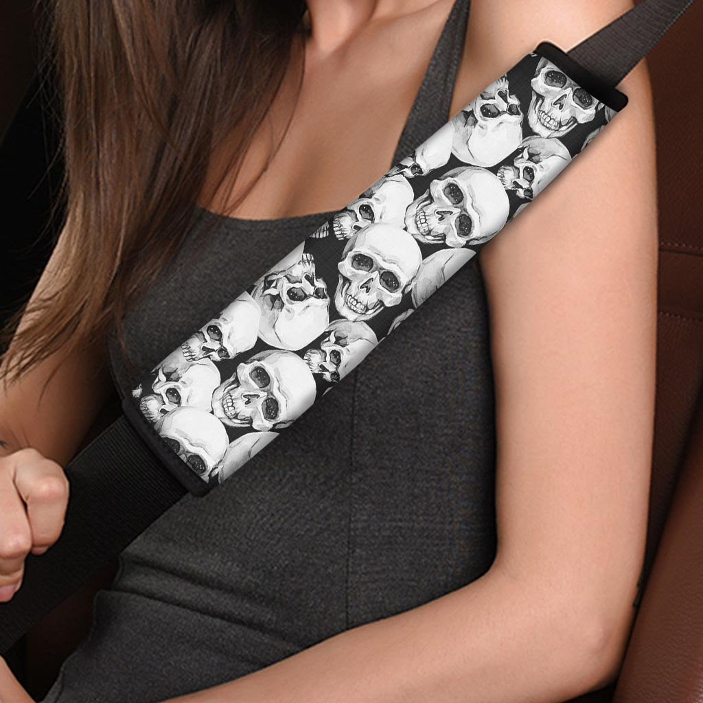 Skull Seat Belt Cover-grizzshop