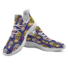 Skull Teal Sugar Print Pattern White Athletic Shoes-grizzshop