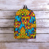 Skull Trippy Psychedelic Backpack-grizzshop