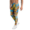 Skull Trippy Psychedelic Men's Leggings-grizzshop