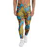 Skull Trippy Psychedelic Men's Leggings-grizzshop