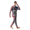 Skull With Sunglasses American Print Men's Pajamas-grizzshop