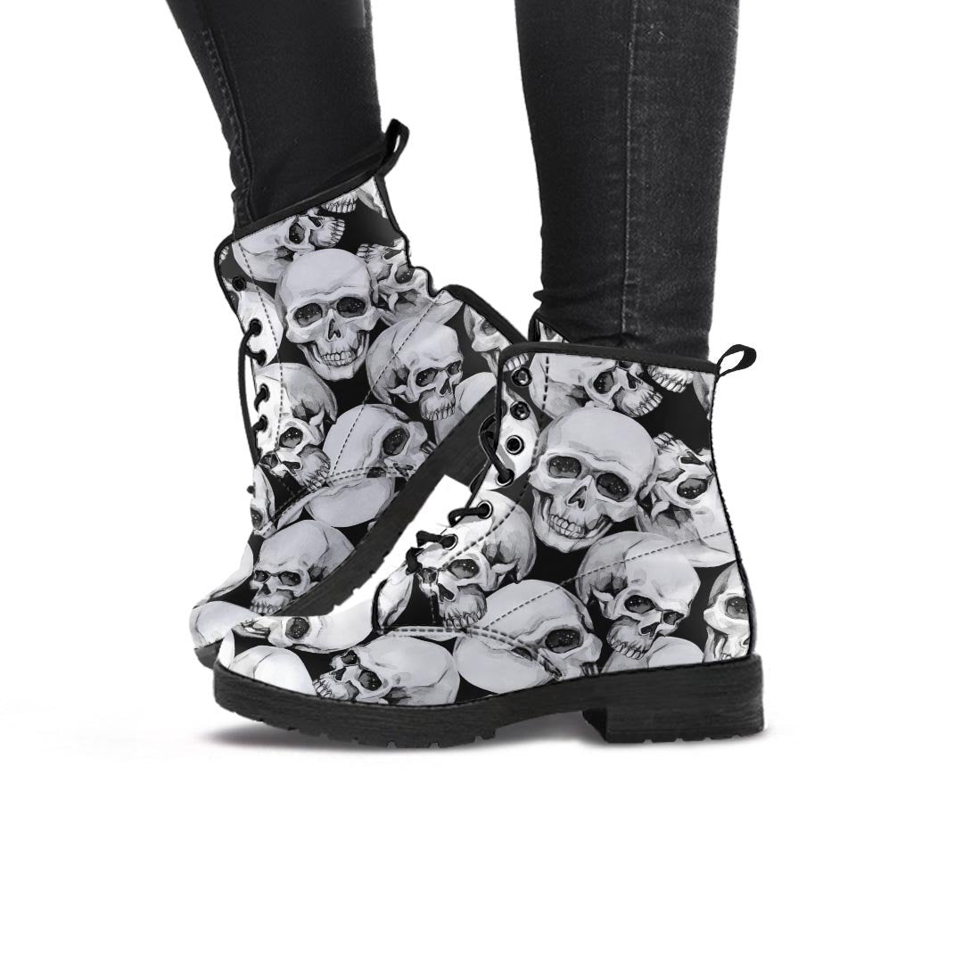 Skull Women's Boots-grizzshop