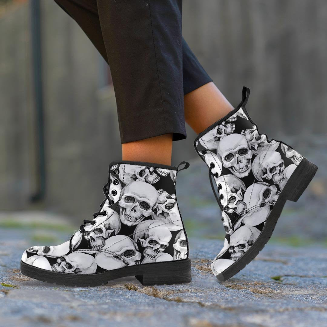 Skull Women's Boots-grizzshop