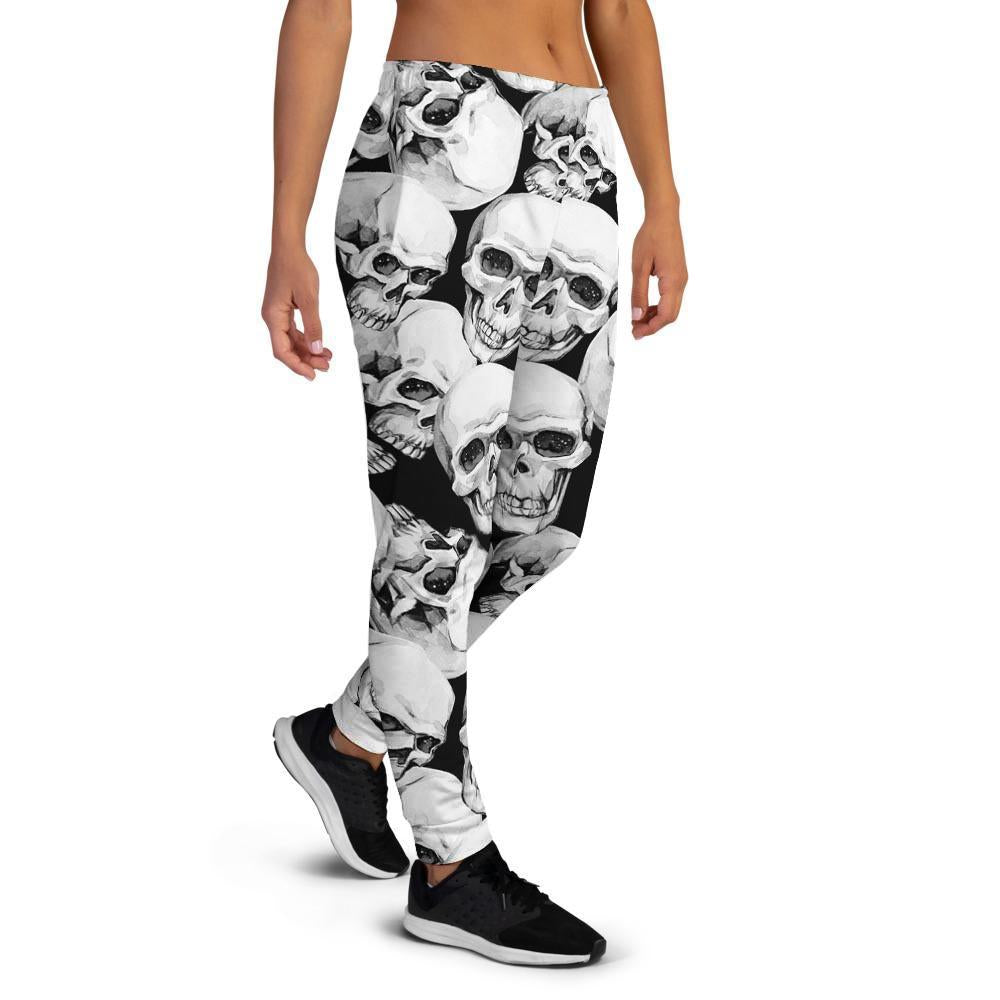 Skull Women's Joggers-grizzshop