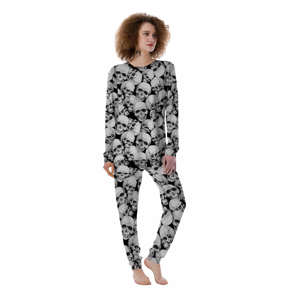 Skull Women's Pajamas-grizzshop