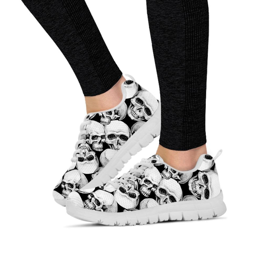 Skull Women's Sneakers-grizzshop