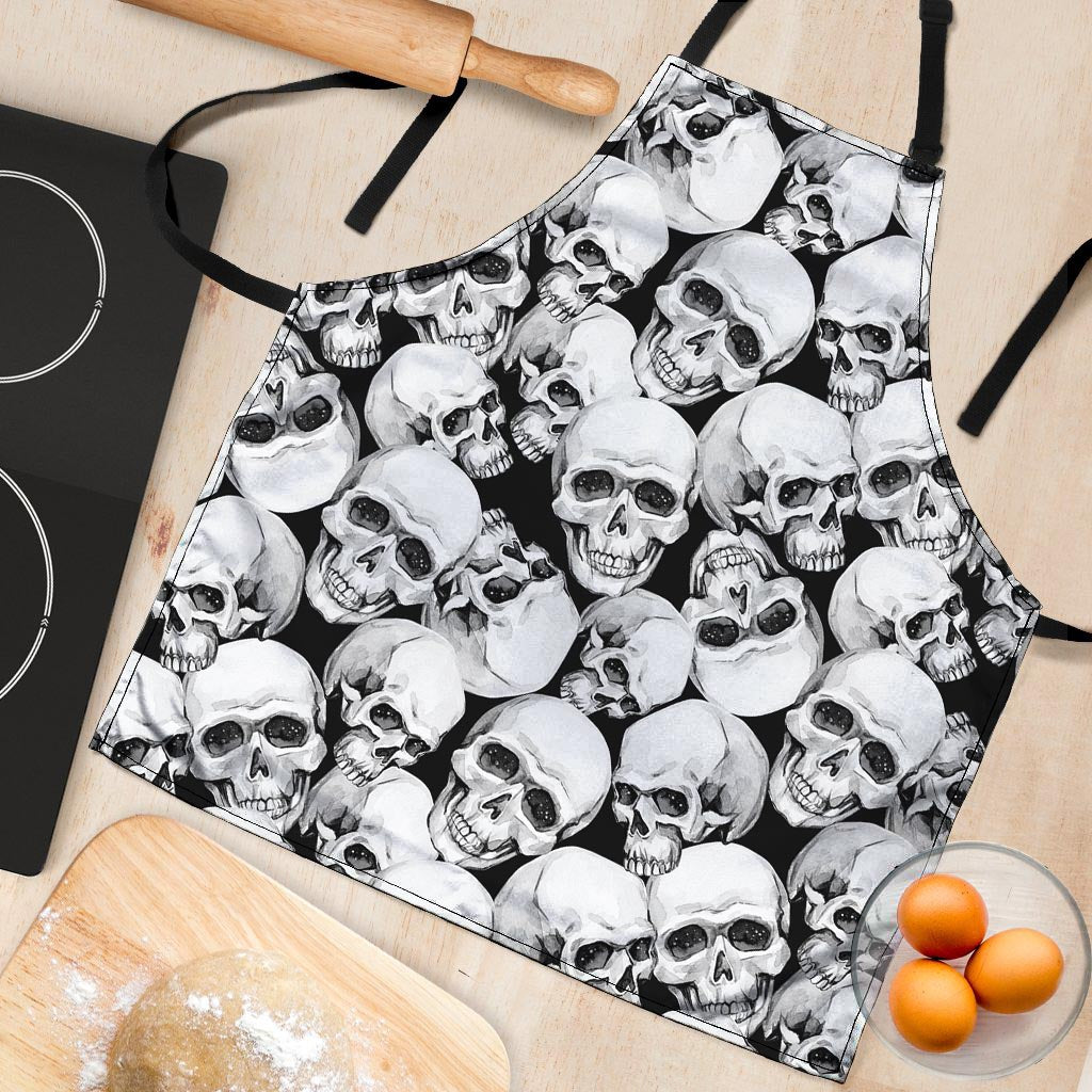 Skull Women's Apron-grizzshop