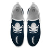 Sky Moon Night Phase Print White Athletic Shoes-grizzshop