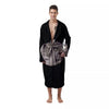 Sky Night Full Moon Print Men's Robe-grizzshop