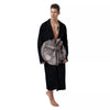 Sky Night Full Moon Print Men's Robe-grizzshop