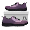 Sky Purple And Full Moon Print Black Sneaker-grizzshop