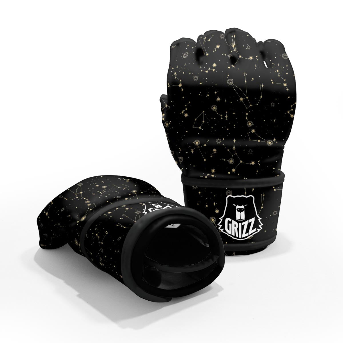 Sky Star Print Pattern MMA Gloves-grizzshop