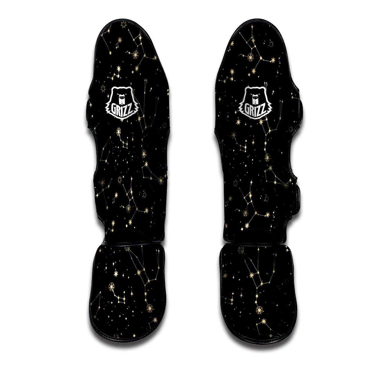 Sky Star Print Pattern Muay Thai Shin Guards-grizzshop