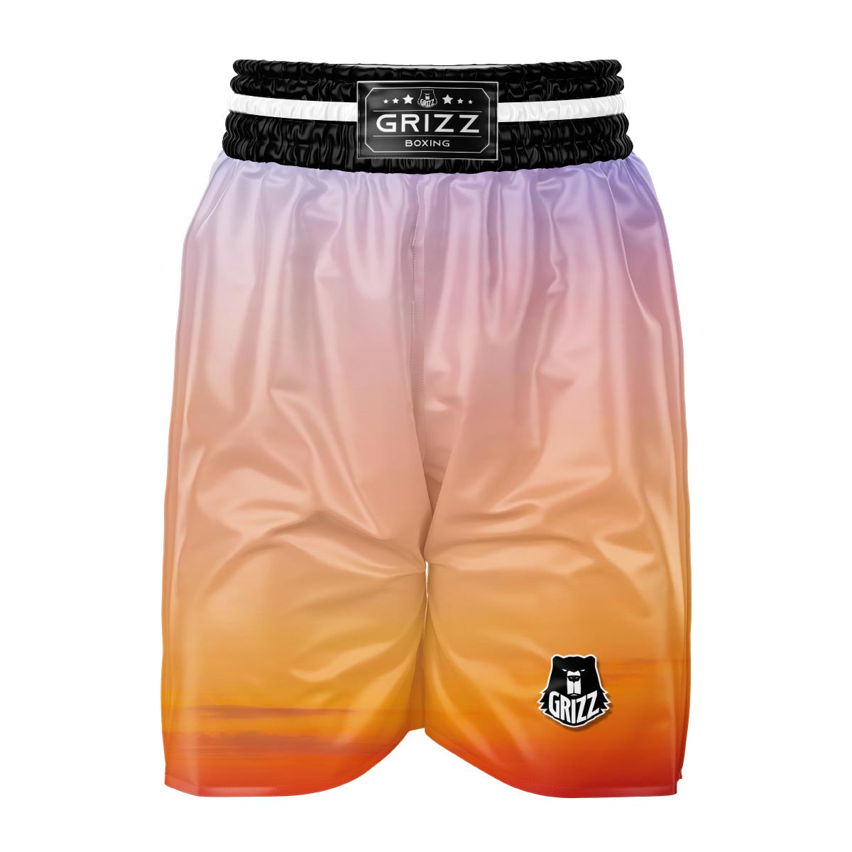 Sky Sunrise Print Boxing Shorts-grizzshop