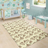 Slice Cake Pattern Print Floor Mat-grizzshop