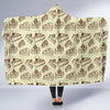 Slice Cake Pattern Print Hooded Blanket-grizzshop