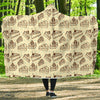 Slice Cake Pattern Print Hooded Blanket-grizzshop