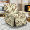 Slice Cake Pattern Print Recliner Cover-grizzshop