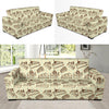 Slice Cake Pattern Print Sofa Covers-grizzshop