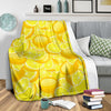 Slice Lemon Pattern Print Blanket-grizzshop