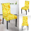 Slice Lemon Pattern Print Chair Cover-grizzshop