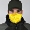 Slice Lemon Pattern Print Face Mask-grizzshop