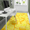 Slice Lemon Pattern Print Floor Mat-grizzshop