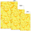 Slice Lemon Pattern Print Floor Mat-grizzshop