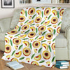 Slice Peach Pattern Print Blanket-grizzshop