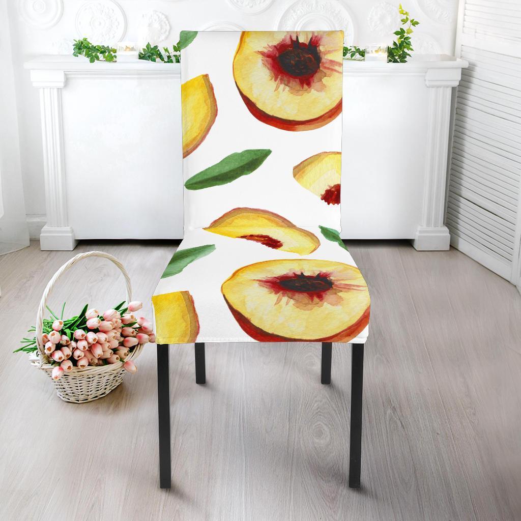 Slice Peach Pattern Print Chair Cover-grizzshop